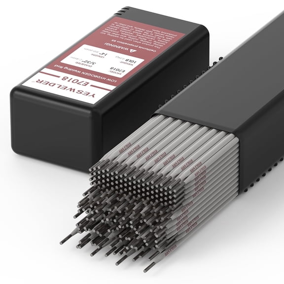 YesWelder E7018 Stick Welding Electrodes, 3/32" Low Hydrogen Carbon Steel Rods, 10LB