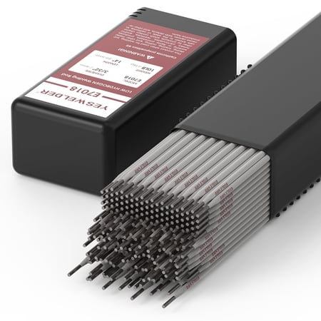 YESWELDER 10LB E7018 Stick Welding Electrodes, 3/32" Low Hydrogen Carbon Steel Rods