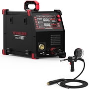 YESWELDER 200A MIG Welder with Spool Gun, 110/220V Dual Voltage, Gas/Flux Core/Stick, MIG Pulse/Spot, LED Display