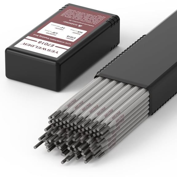 YesWelder Stick Welding Electrodes E7018 Low Hydrogen Carbon Steel 5LB 1/8"