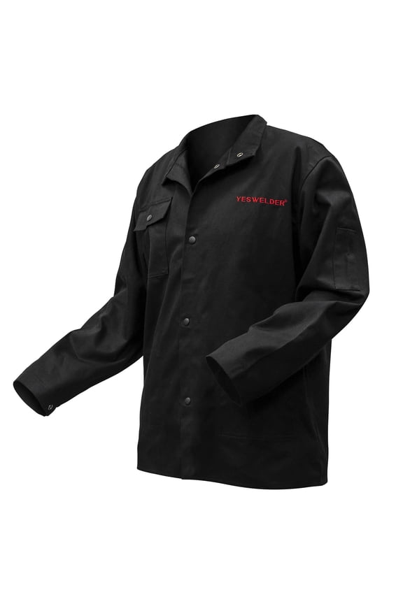 YESWELDER FR Cotton Welding Jacket - Flame Resistant Workwear for Welders-M