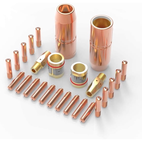 YESWELDER MIG Welding Gun Kit Tip-Nozzle-Diffuser for Miller Millermatic M-25/M-40 Hobart Torch Tip-Nozzle-Diffuser (.045" Accessory Kit)