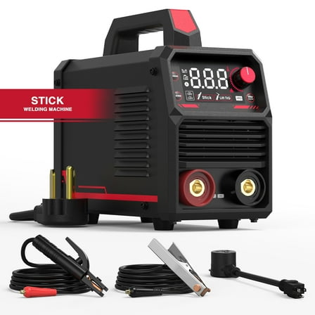 YESWELDER Stick Welder, 205A 110V/220V, Hot Start Portable IGBT Welding Machine