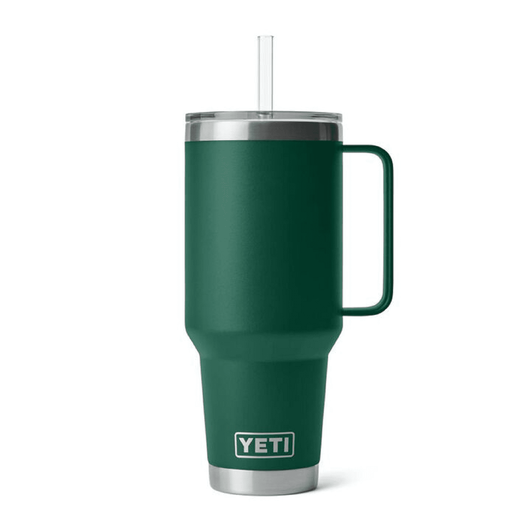 YETI 21071504924 Rambler Mug with Straw Lid - Black Forest Green