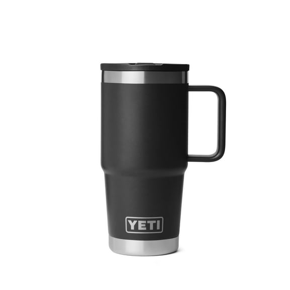 YETI Rambler 20 oz Travel Mug with Flip Straw Lid  Stainless Steel, Vacuum Insulated, Leakproof, Cup Holder Friendly