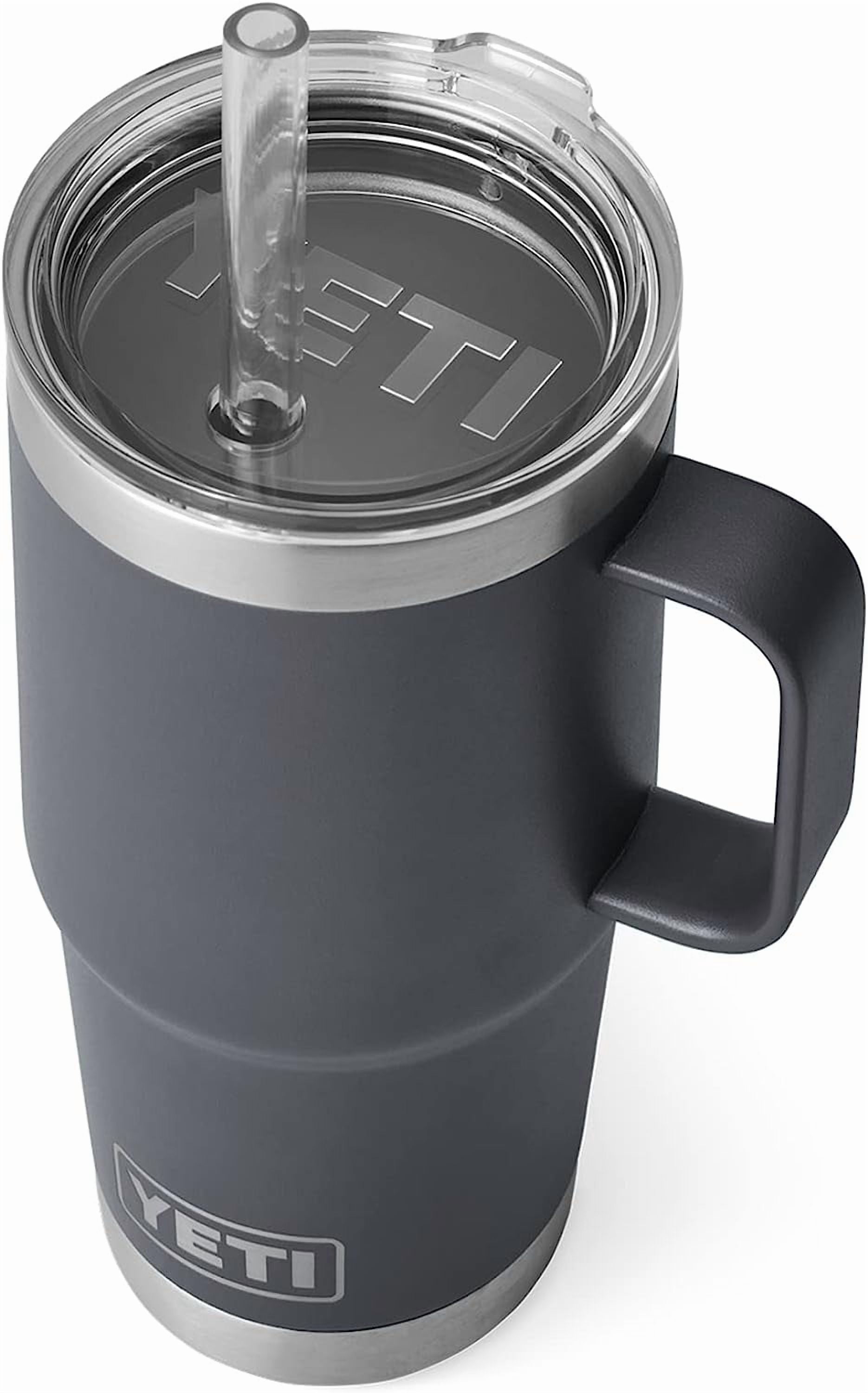 バーベキュー・調理用品 YETI Rambler 25 oz Mug Amazon.com: YETI Rambler 25 oz Straw Mug, Vacuum Insulated