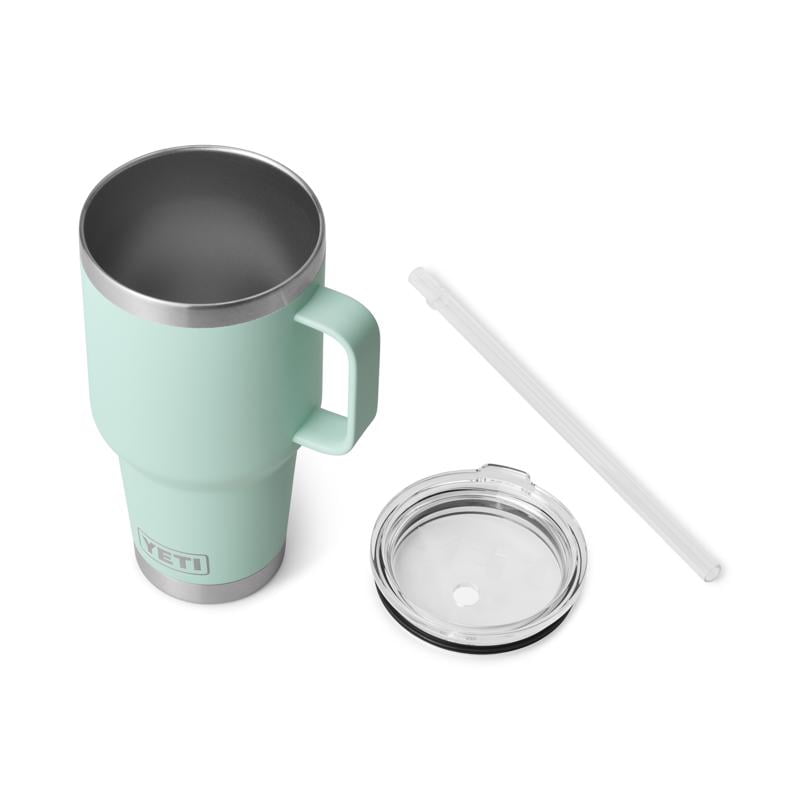 YETI Rambler 35 oz Seafoam BPA Free Straw Mug - Walmart.com