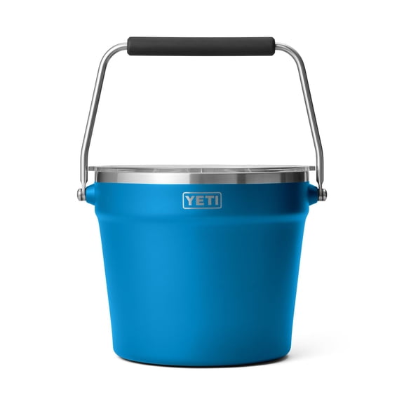 YETI Rambler Beverage Bucket 2.0, Double-Wall Vacuum Insulated Stainless Steel Ice Bucket, Black Forest Green, 21071505987