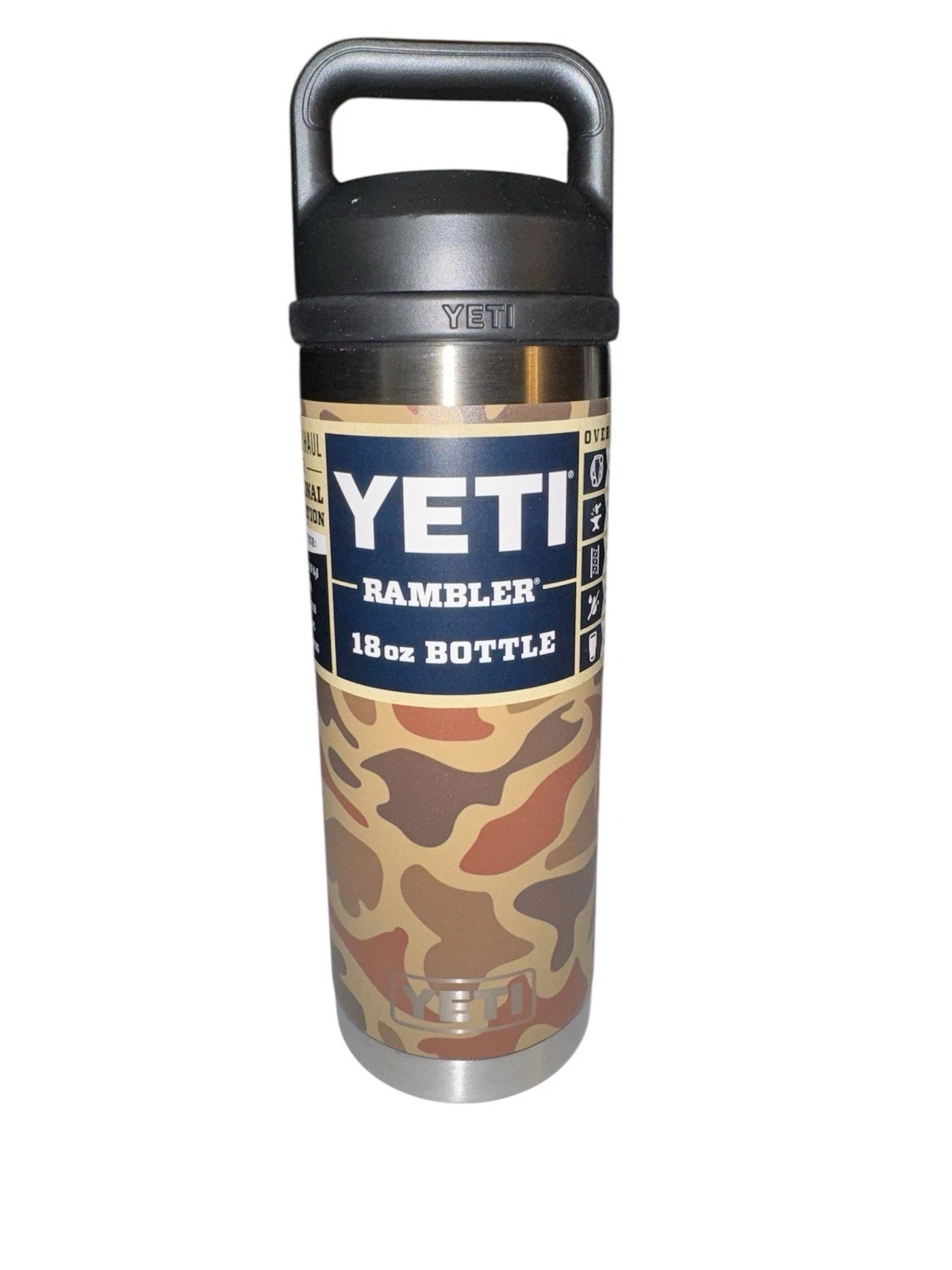 YETI Rambler Wetlands Camo 18 oz Bottle w/ Chug Cap New - Walmart.com