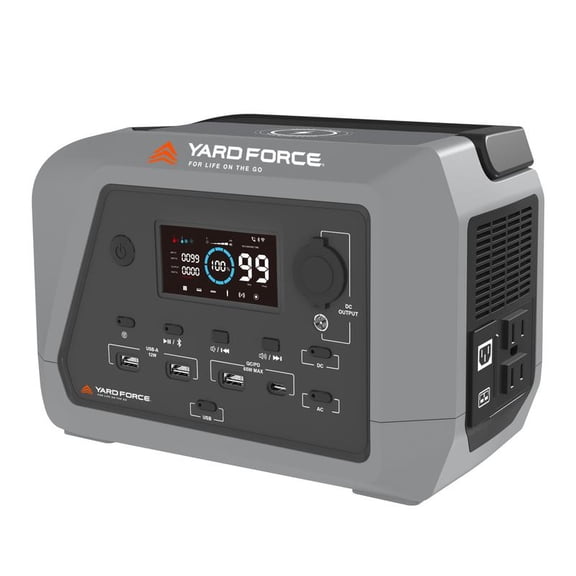 YETOKING Portable Power Station 300W (Peak 600W), 230Wh Solar Generator with Bluetooth Speaker, Inverter Backup Battery Charger Supply w/ AC Outlet for Home Blackout, Camping, Travel, RV