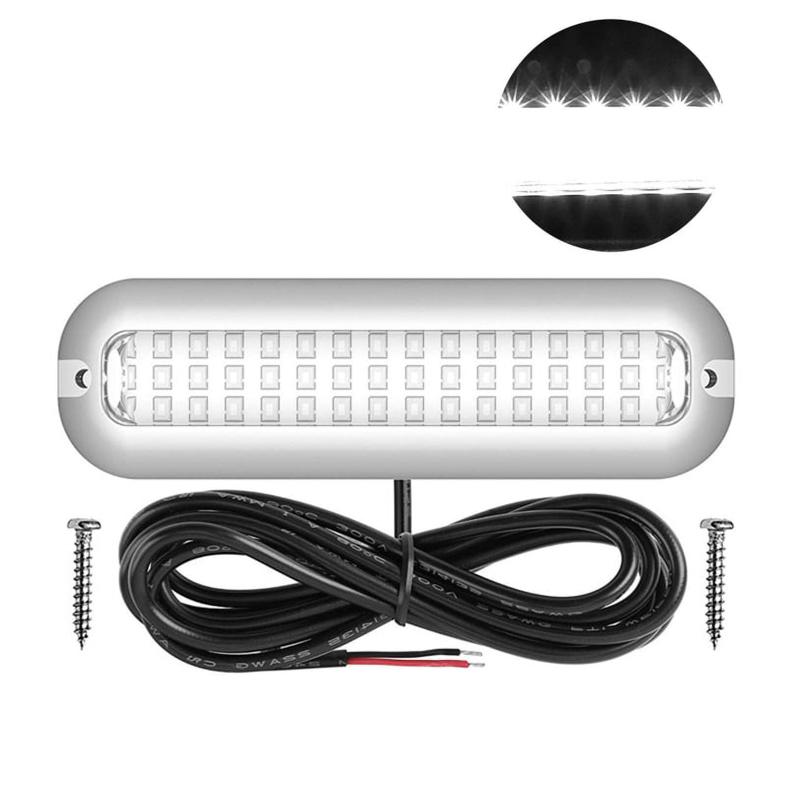 YEUHTLL 42LED Marine Led Lights for Boat Underwater 5.1inch IP68 316