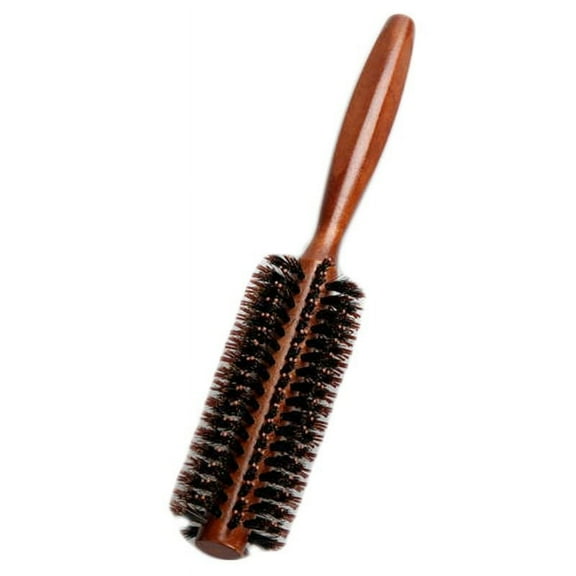 YEUHTLL 6 Types Straight Twill Hair Comb Natural Boar Bristle Rolling Brush Round Barrel Blowing Curling DIY Hairdressing Styling Tool