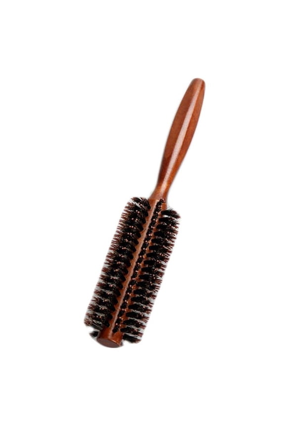 6 Types Straight Twill Hair Comb Natural Boar Bristle Rolling Brush Round Barrel Blowing Curling DIY Hairdressing Styling Tool