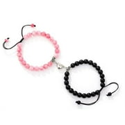 YEUHTLL Couples Bracelets Magnetic Attraction Beads Matching Connect for Him and Her