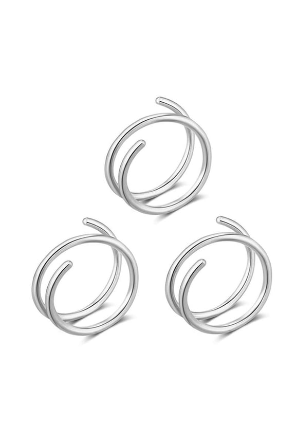 Unisex Surgical Steel Nose Rings Double Hoop Nose Ring Single Pierced Nose Ring