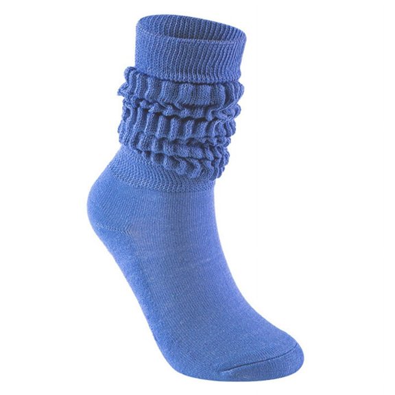 YEUHTLL Women Men Multicolor Slouch Boot Socks Casual Extra Long Loose Stacked Chunky Scrunch Knee High Stockings Ruched Bubble Leg Warmer
