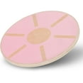 thumbnail image 1 of YEXJ Wooden Wobble Balance Board with 360 Rotation for Stability Training, Versatile Home Gym Exercise Balance Stability Trainer with Non-Slip Surface, 15.5" Diameter, 1 of 10