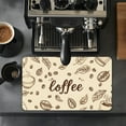 YEYE JUICE 12"x19"Coffee Bar mat Accessories for Countertop Stain