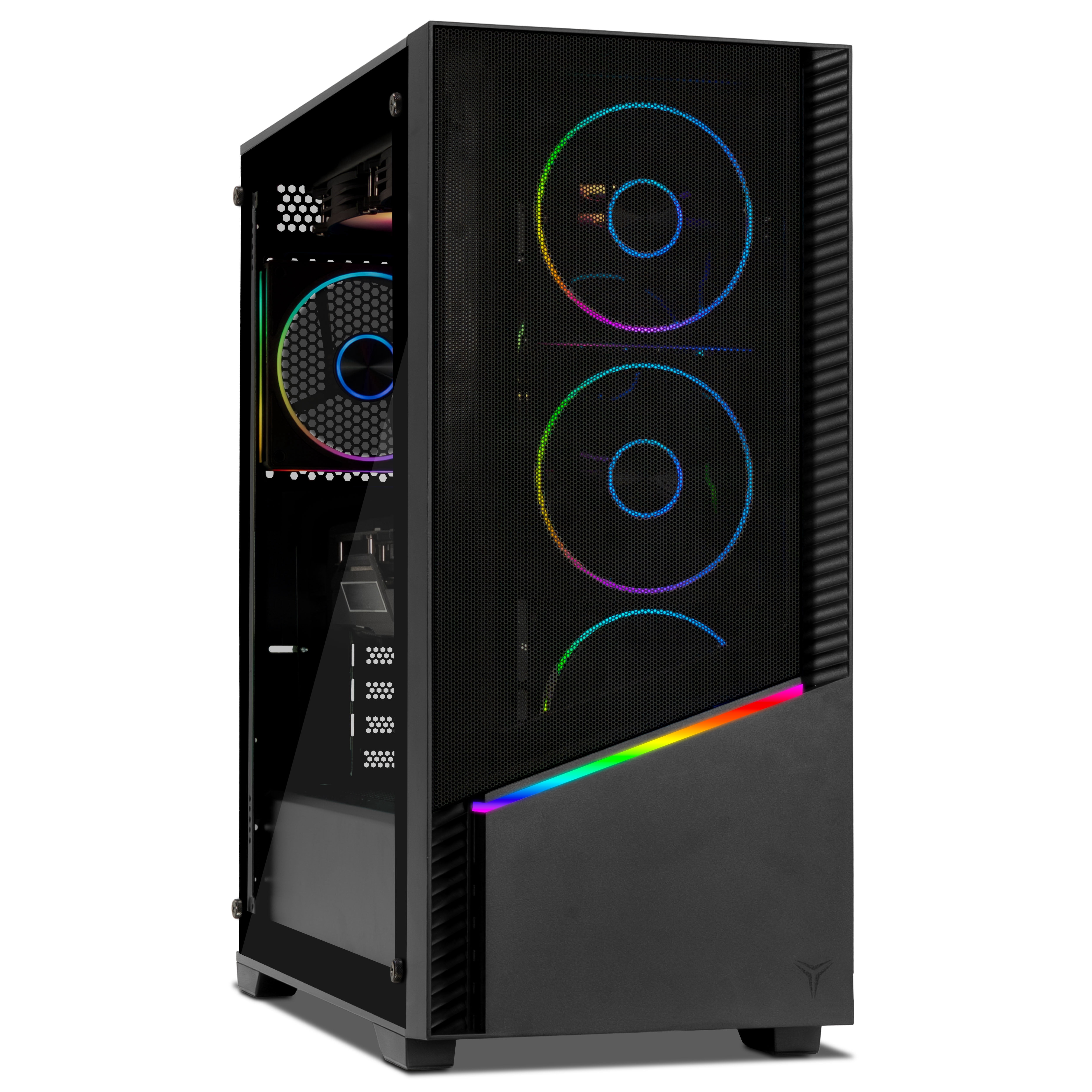YEYIAN Gaming PC. AMD Ryzen 7 8700F, NVIDIA RTX 5070, 240mm AIO, 2 TB NVMe, 32GB RAM, 750W. YPA-EL870FC-5701U