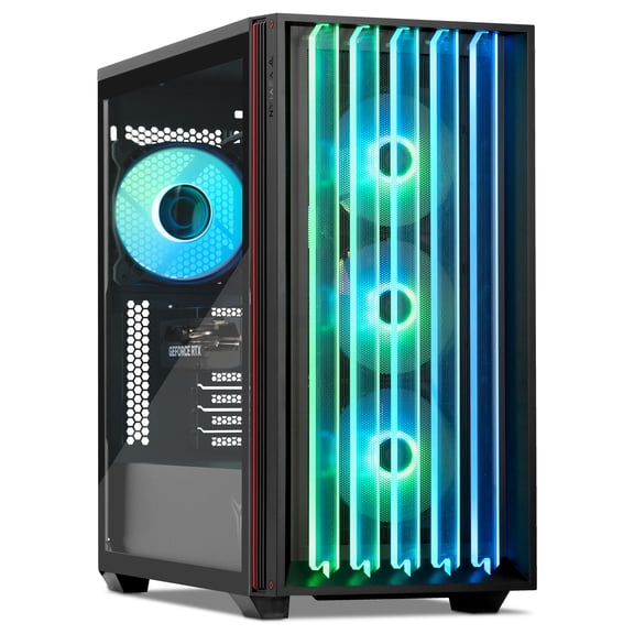 YEYIAN Gaming PC. Core i5 1400F, NVIDIA RTX 5060, 1TB NVMe, 32GB DDR5, 650W, W11 Home. Model YPI-MS44F0C-5601B
