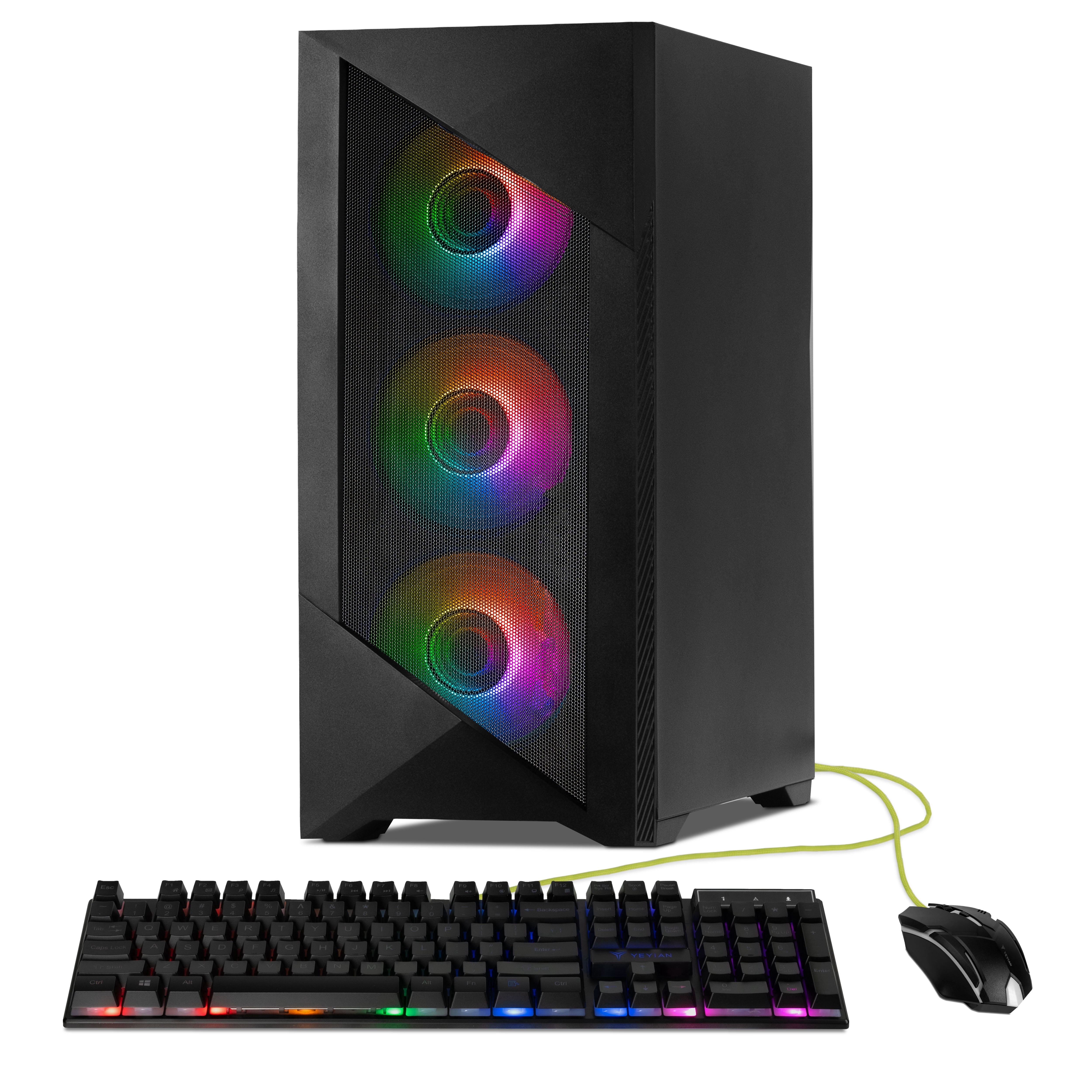 YEYIAN Edge Gaming Desktop PC Intel Core i5-14400F RTX 5060 8GB