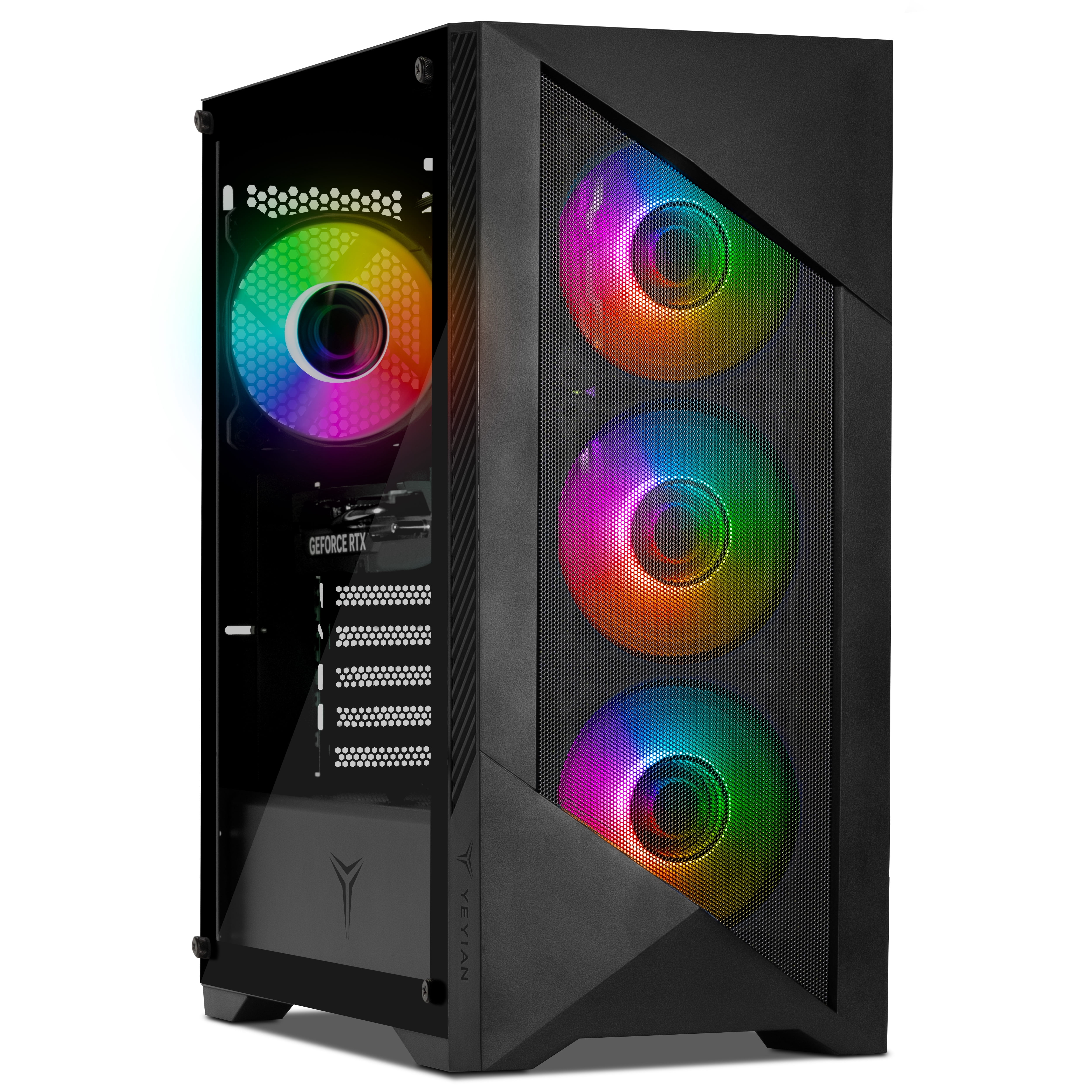 YEYIAN Gaming PC. Intel Core i7 14700F, NVIDIA RTX 5060, 1TB NVMe, 32Gb DDR5, 650W 80+ GOLD, Windows 11 Home. Model YPI-ED47F0C-5601U