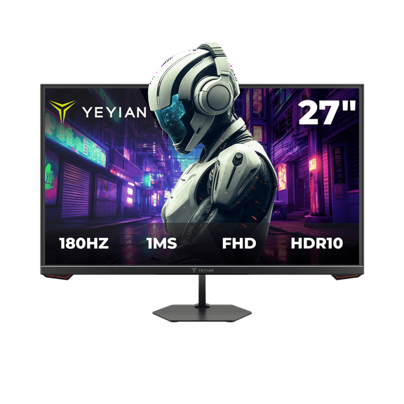 YEYIAN IPF27 27 Gaming Monitor Avance  - FHD 180Hz 1ms with FreeSync, G-Sync, HDR10