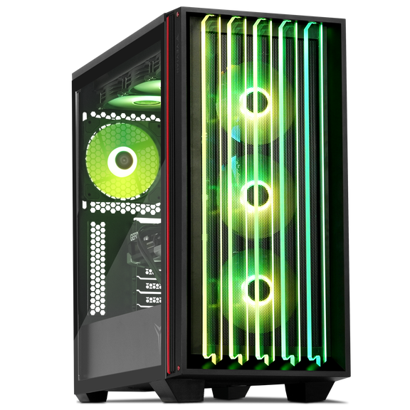 YEYIAN Mirage S 265YC-5801B Gaming PC Intel Ultra 7 265KF, RTX 5080, 32GB DDR5, 2TB NVMe SSD, Z890 Wi-Fi, 850W 80+ Gold PSU, 7x ARGB Fans