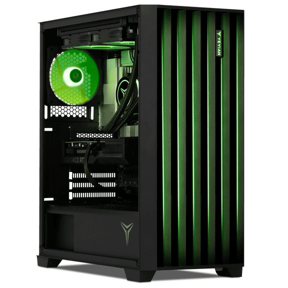 YEYIAN Gaming PC AMD Ryzen 7 7800X3D, RTX 5070, 32GB DDR5, 1TB NVMe Gen4 SSD, Wi-Fi, 650W 80+ Gold, 240mm AIO Liquid Cooling