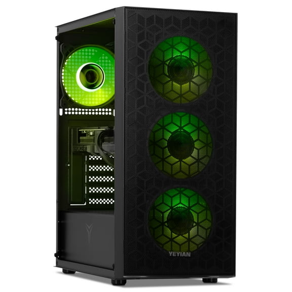 YEYIAN Yumi 84F0B-5501U Gaming PC AMD Ryzen 5 8400F, RTX 5050, 16GB DDR5, 1TB NVMe SSD, B850 Wi-Fi, 650W 80+ Gold PSU