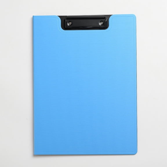 YEYIXUK 2-In-1 A4 Plastic Clipboard With Document Organizer Blue