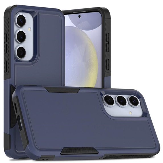YEYKX Defender Case for Samsung Galaxy S25 5G 6.2'' Heavy Duty 1 in 1 Design Rugged Full Body Dustproof Shockproof Bumper Non-Slip Protective Cover,Blue,For Galaxy S25(5G)
