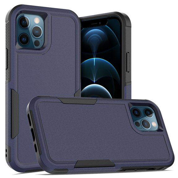 YEYKX Defender Case for iPhone 11 Pro 5.8'' - Heavy Duty 1 in 1 Design Rugged Full Body Dustproof Shockproof Bumper Non-Slip Protective Cover,Blue,For iPhone 11 Pro