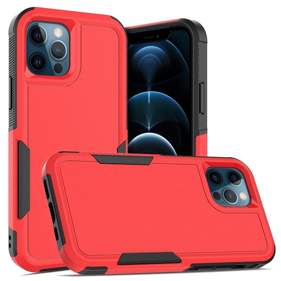 YEYKX Defender Case for iPhone 11 Pro 5.8'' - Heavy Duty 1 in 1 Design Rugged Full Body Dustproof Shockproof Bumper Non-Slip Protective Cover,Red,For iPhone 11 Pro