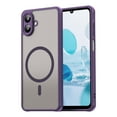 thumbnail image 1 of YEYKX Magnetic for Samsung Galaxy A07 4G Case [Compatible with MagSafe] [Military Grade Drop Protection] Translucent Matte Shockproof Phone Case,Purple, 1 of 8
