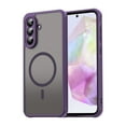 thumbnail image 1 of YEYKX Magnetic for Samsung Galaxy A56 5G Case [Compatible with MagSafe] [Military Grade Drop Protection] Translucent Matte Shockproof Phone Case,Purple, 1 of 8
