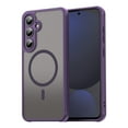 thumbnail image 1 of YEYKX Magnetic for Samsung Galaxy S24 FE 5G Case [Compatible with MagSafe] [Military Grade Drop Protection] Translucent Matte Shockproof Phone Case,Purple, 1 of 8