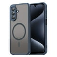 thumbnail image 1 of YEYKX Magnetic for Samsung Galaxy A17 5G Case [Compatible with MagSafe] [Military Grade Drop Protection] Translucent Matte Shockproof Phone Case,Blue, 1 of 8