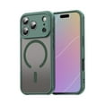 thumbnail image 1 of YEYKX Magnetic for iPhone 17 Pro Case [Compatible with MagSafe] [Military Grade Drop Protection] Translucent Matte Shockproof Phone Case,Green,For iPhone 17 Pro, 1 of 9