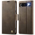 thumbnail image 1 of YEYKX Phone Case for Google Pixel 8 Pro 6.7-inch Magnetic Wallet Phone Case Protective Leather Case with Card Holder Function Shockproof Flip Case,Brown,For Google Pixel 8 Pro, 1 of 9
