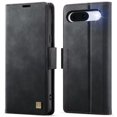 thumbnail image 1 of YEYKX Phone Case for Google Pixel 8A 6.1-inch Magnetic Wallet Phone Case Protective Leather Case with Card Holder Function Shockproof Flip Case,Black,For Google Pixel 8A, 1 of 9