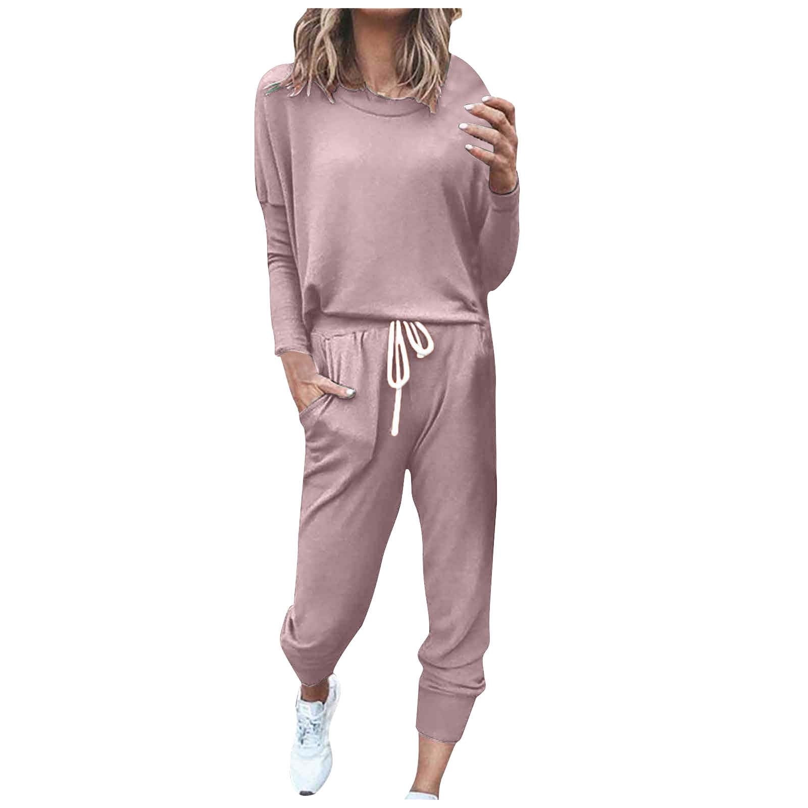 YEYLANERS Womens Jogging Sets 2 Piece Outfits Clearance,Two Piece