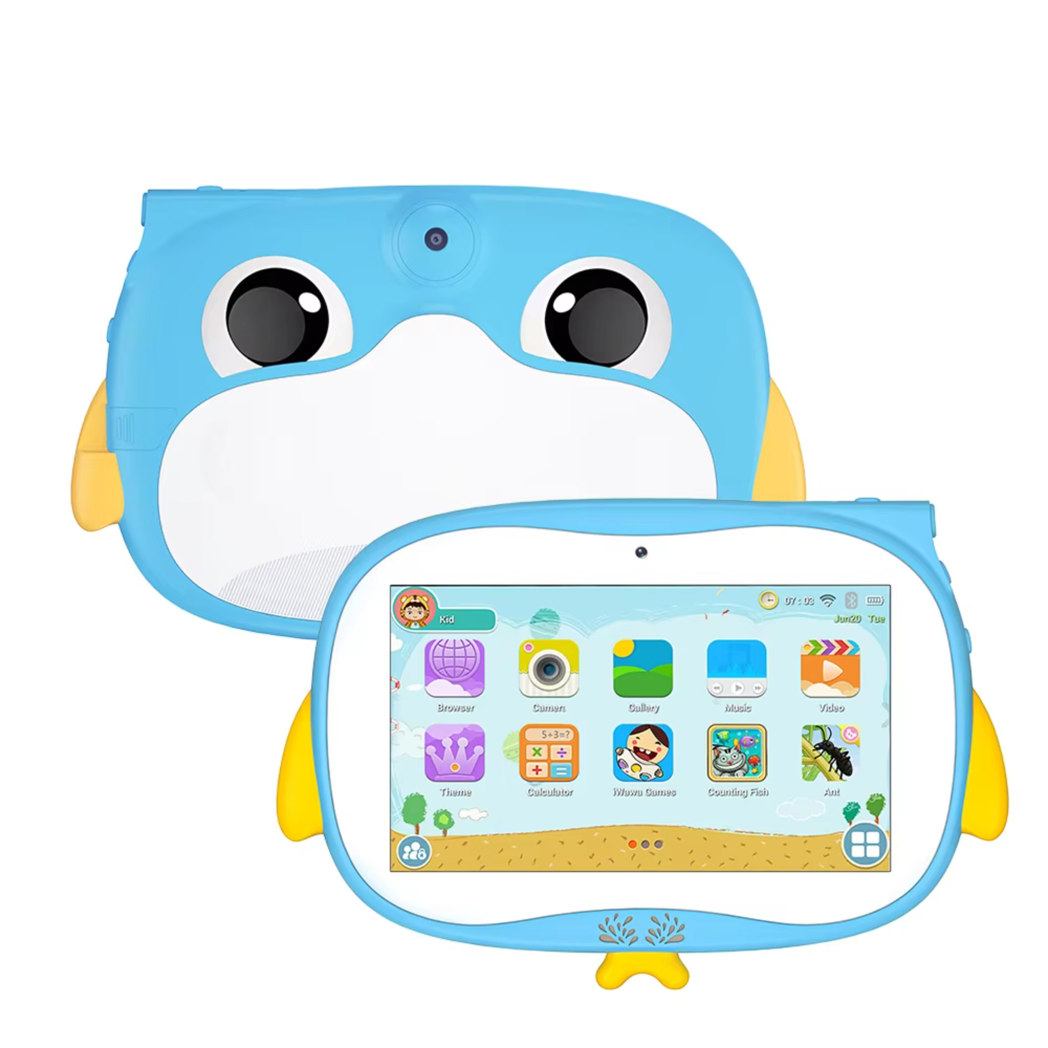 YEYNGQC 2024 Original 7-inch Children‘s Tablet 4GB RAM 64GB ROM Mini ...