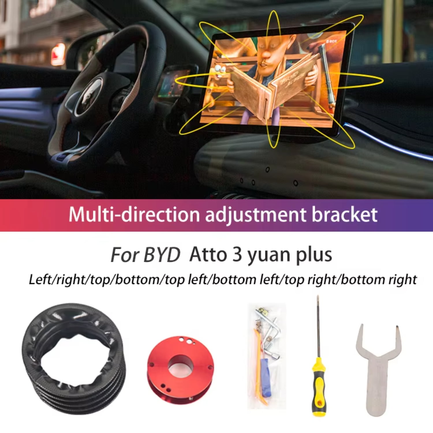 YEYNGQC BYD Atto3 Song Tang seal dolphin Accessories 2023 Central