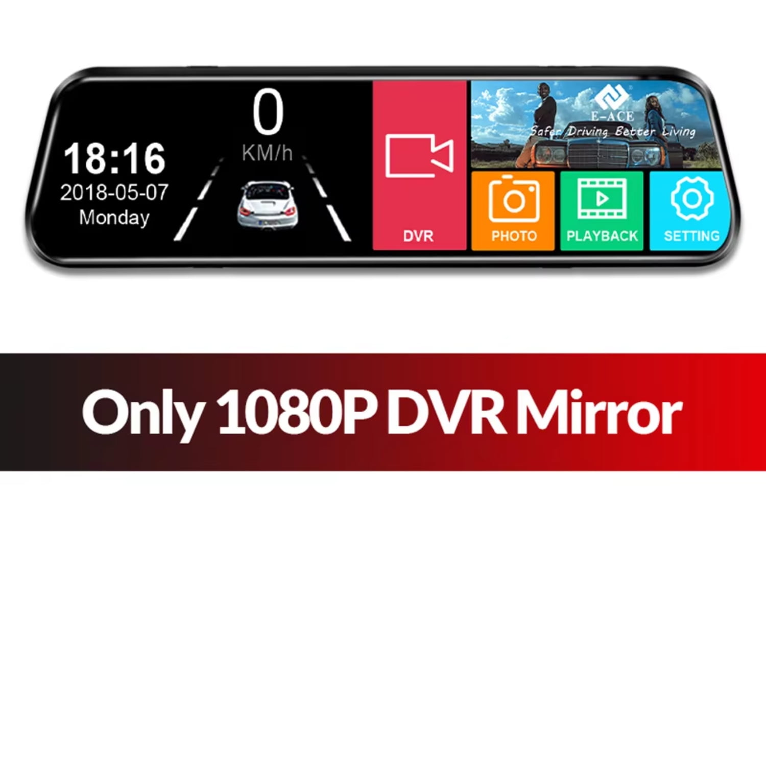 YEYNGQC Car Dvr 10 Cam Dual Lens Auto Registrar Stream Mirror Camera
