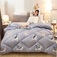 YEYNGQC Four Seasons Soft Blankets Twin Queen King Full Size Nordic