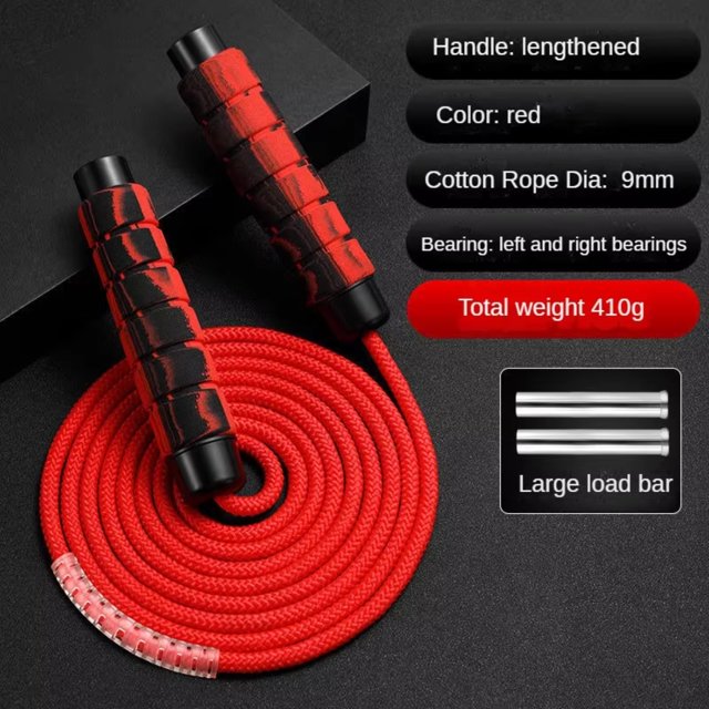 YEYNGQC Jump Rope Crossfit Boxing Heavy Skipping Rope Foam Grip Handles