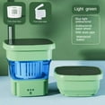 YEYNGQC Portable Foldable Washing Machine With Spin Dryer Automatic
