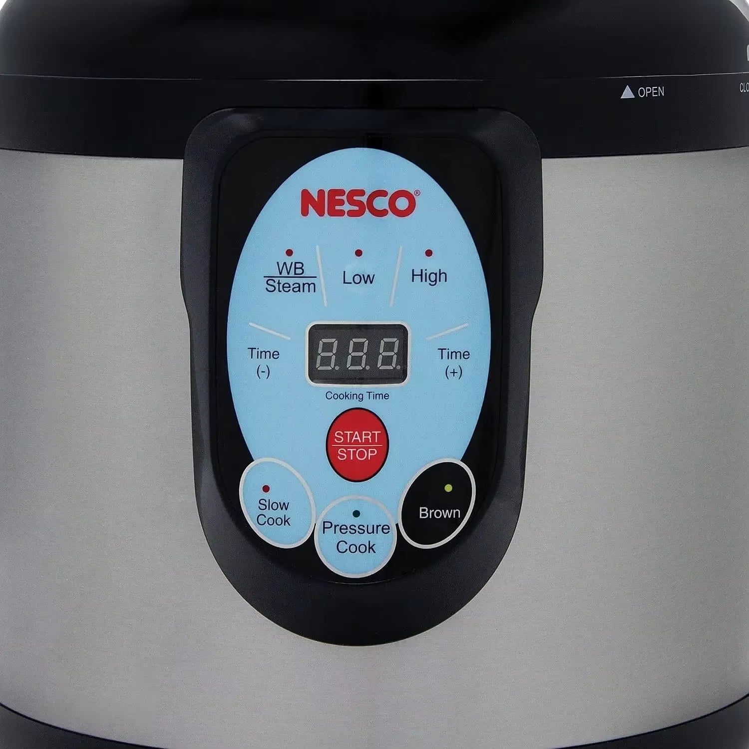 Nesco 9.5 Qt Stainless Steel Digital Pressure Cooker
