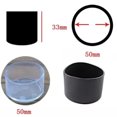YEYNGQC Transparent Chair Leg Caps Rubber Feet Protector Pad Table